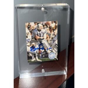 Jeff George Signed 1991 Autograph Card Indianapolis Colts